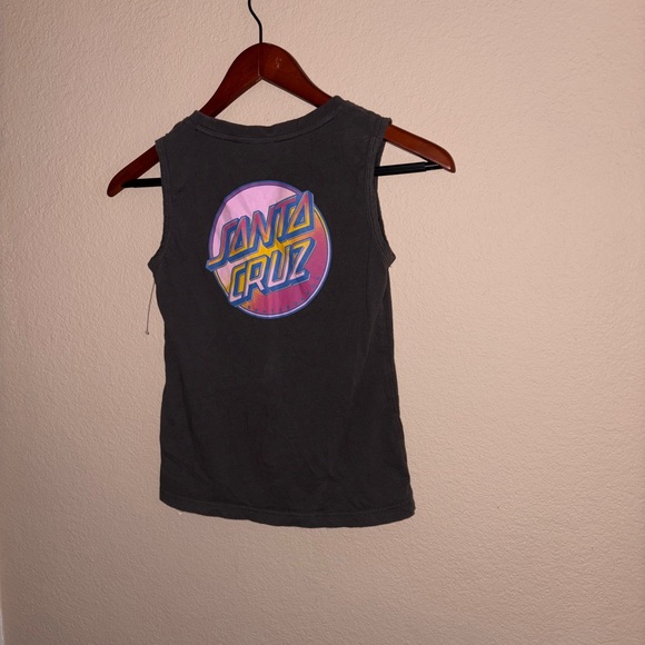 Santa Cruz Skateboards tank top graphic shirt punk inspo tee old skool 90s vibes - Picture 2 of 14